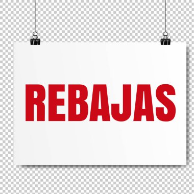 İndirimli Bayrak İzole Şeffaf Arkaplan Gradyan Ağ, Vektör İllüstrasyonu