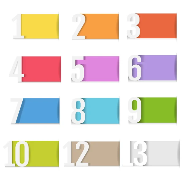 Infographic Design Template Numbers White Background Gradient Mesh Διάνυσμα Εικονογράφησης — Διανυσματικό Αρχείο