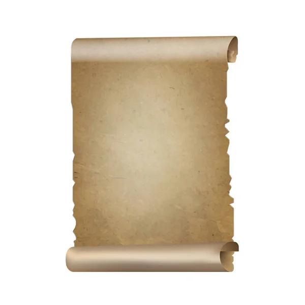 Old Paper Scrolls Banner Gradient Mesh Εικονογράφηση Διανυσμάτων — Διανυσματικό Αρχείο