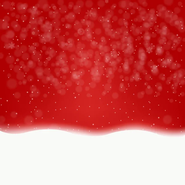 New Year Red Background Card Gradient Mesh Vector Illustration — 스톡 벡터