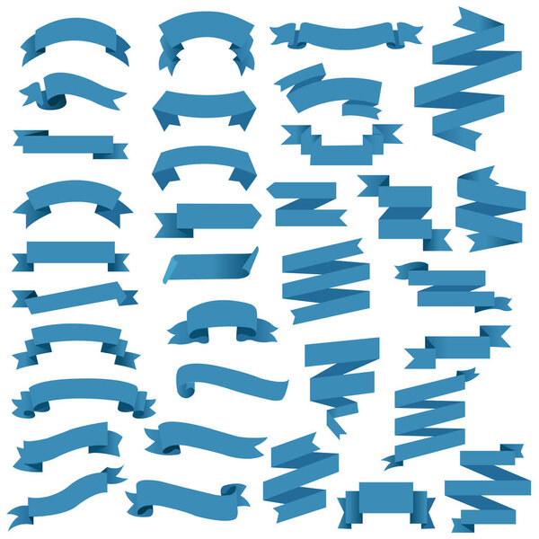 Синяя лента "Вектор"