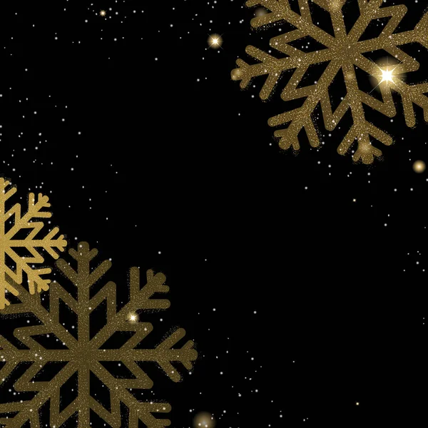 Cartolina Natale Con Fiocco Neve Con Maglia Gradiente Illustrazione Vettoriale — Vettoriale Stock