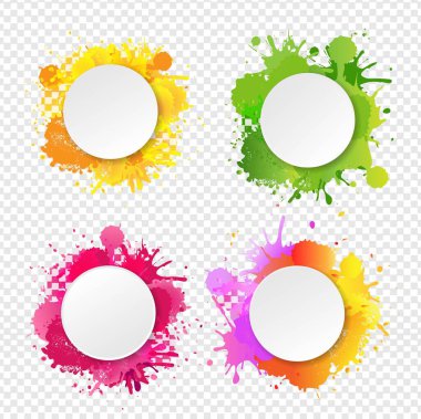 Blobs Şeffaf Arkaplanı Olan Pankart