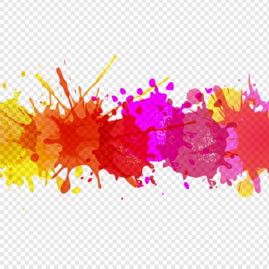 Pankartlar Blobs Posteri İzole Şeffaf Arkaplan, Vektör Resimleri