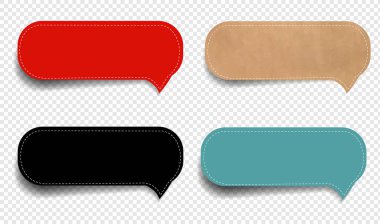 İndirim Etiketleri İzole Şeffaf Arkaplan Ayarladı