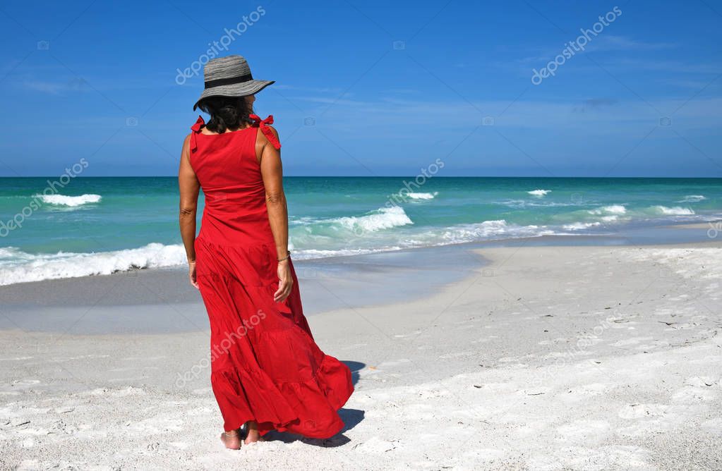 Beautiful Woman on the Beach