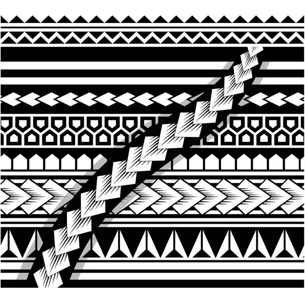 Premium Vector  Wrap around arm polynesian tattoo design pattern  aboriginal samoan illustration eps10