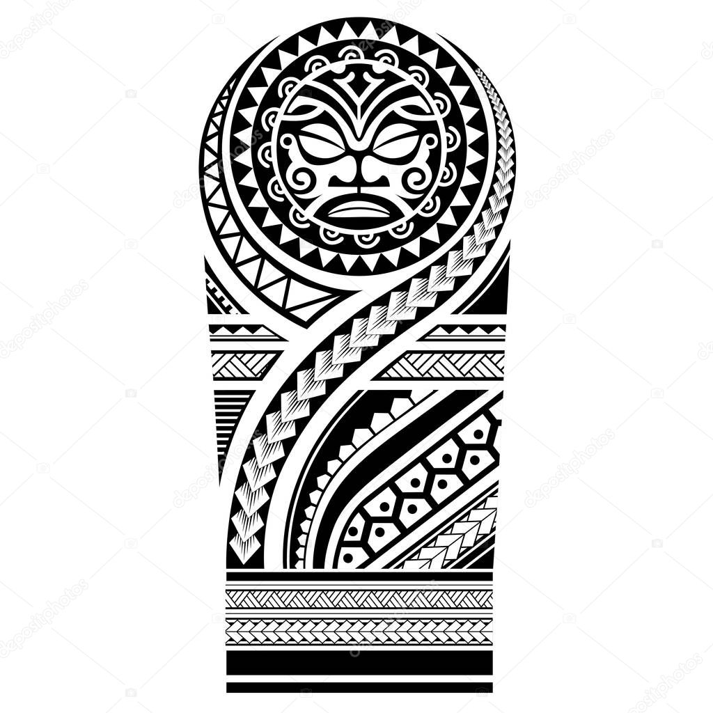 Polynesian Tattoo Design Full Sleeve - Best Design Idea