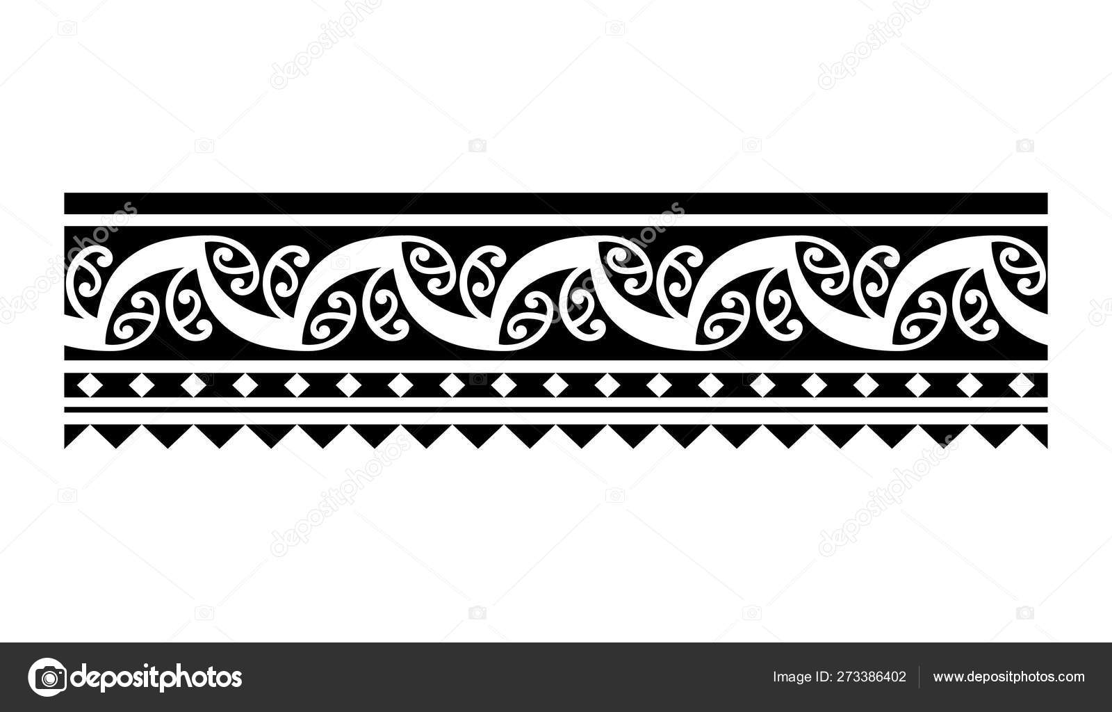 Tattoo Arm Band Tattoo Hand Band Maori Tattoo Maori Tribal Stock Vector C 1rudvi 273386402