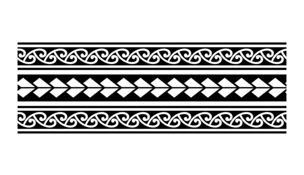 Polynesian Tattoo Sleeve Pattern Vector Samoan Sketch Forearm Foot Design Stock Vector Image By C 1rudvi