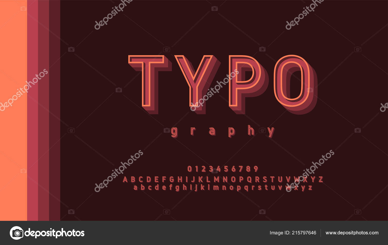 Typografie Retro Klassische Stilvolle Pastellfarbe Schrift Minimalistische Moderne Buchstaben Und Vektorgrafik Lizenzfreie Grafiken C Geengraphy 215797646 Depositphotos