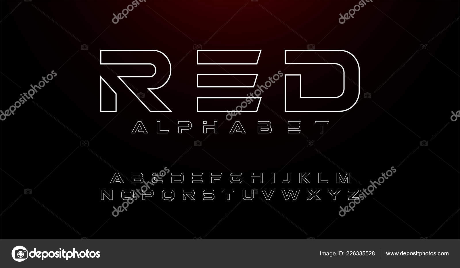 futuristic fonts alphabet