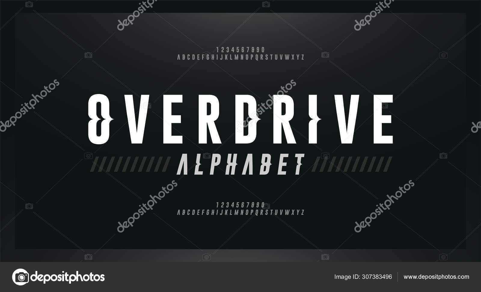 Шрифт Современного Итальянского Алфавита Типографические Шрифты.