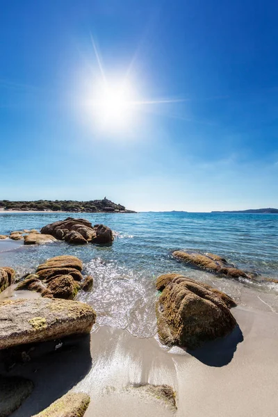 Sun Punta Molentis Sardinia — Stock Photo, Image