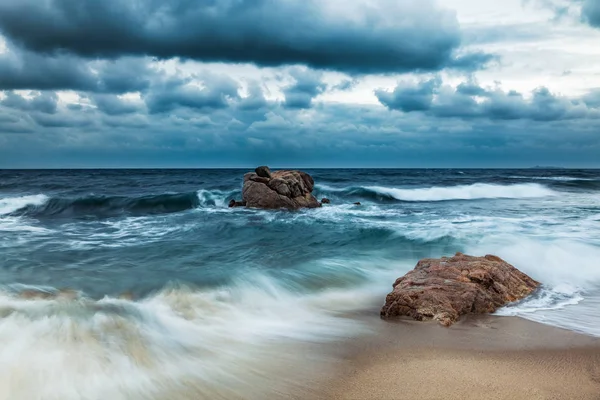 Rough Seas Sardinia Coast — Stock Photo, Image