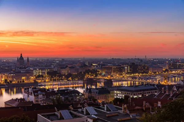 Budapeste Manhã Hora Azul — Fotografia de Stock