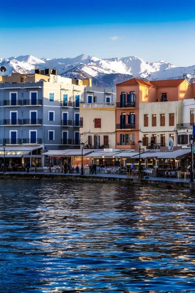 Montañas Blancas Sobre Chania Creta — Foto de Stock