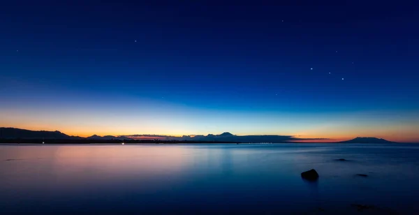 Cielo Notturno Balinese Sul Mare — Foto Stock
