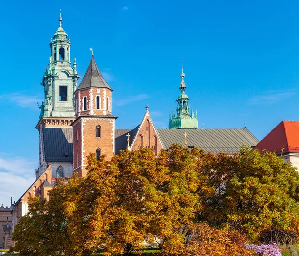 Catedral Wawel Por Outono — Fotografia de Stock