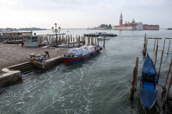 Blick Venedig Bei Sonnenaufgang Mit San Giorgio Maggiore Italien — Stockfoto