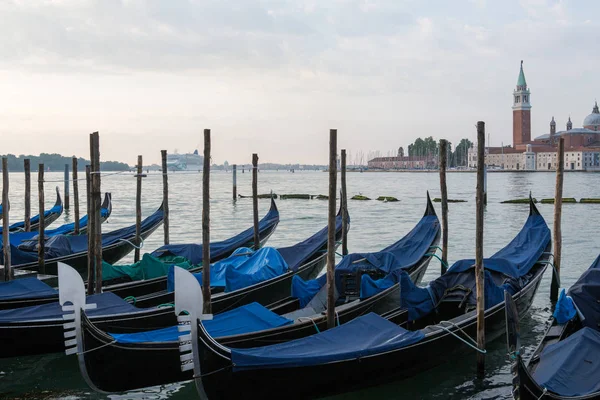 Vue Venise Lever Soleil Avec San Giorgio Maggiore Italie — Photo