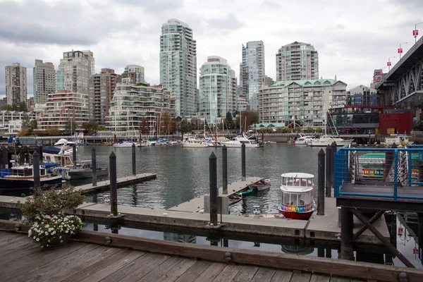 Blick Auf Die Vancouver Wasserfront Der Innenstadt — Stockfoto
