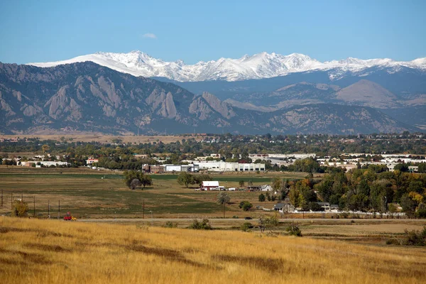 Colorado Way Boulder City View Mountains — Stock Photo, Image