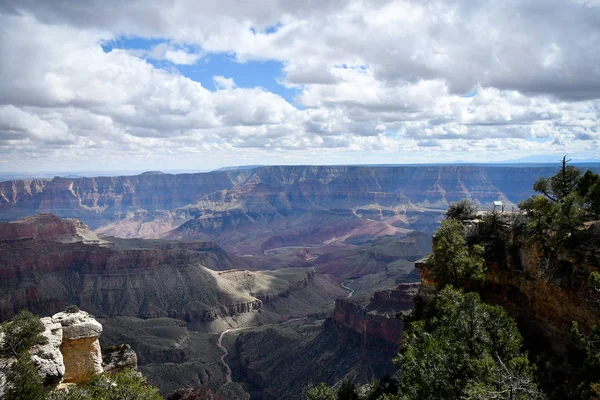 Vista Panorâmica Grand Canyon Partir Borda Norte — Fotografia de Stock