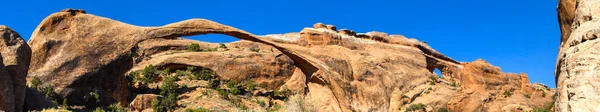 Bandeira Web Arco Paisagem Parque Nacional Dos Arcos Utah — Fotografia de Stock