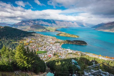 Queenstown ve Remarkables, Queenstown Yeni Zelanda görünümü