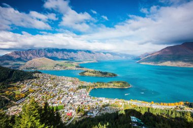 Queenstown ve Remarkables, Queenstown Yeni Zelanda görünümü