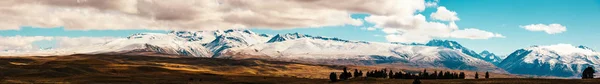 Paesaggio Montano Panoramico Della Nuova Zelanda Girato Mount Cook National — Foto Stock