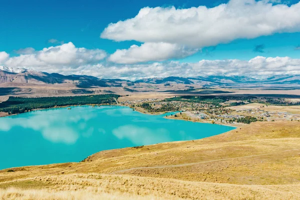 Paisagens Incríveis Vistas Observatório Tekapo Nova Zelândia — Fotografia de Stock