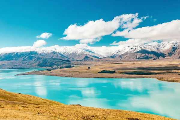 Wunderschöne Landschaften Vom Tekapo Observatorium Neuseeland Aus Gesehen — Stockfoto