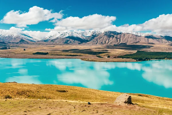 Paysages Étonnants Vus Observatoire Tekapo Nouvelle Zélande — Photo