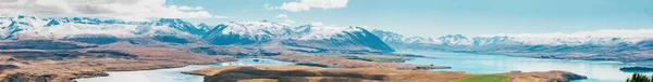 Paisajes Increíbles Vistas Desde Observatorio Tekapo Nueva Zelanda — Foto de Stock