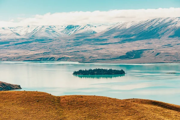 Niesamowite Krajobrazy Oglądane Obserwatorium Tekapo Nowa Zelandia — Zdjęcie stockowe