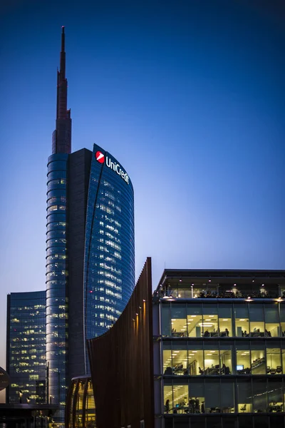 UniCredit věž — Stock fotografie