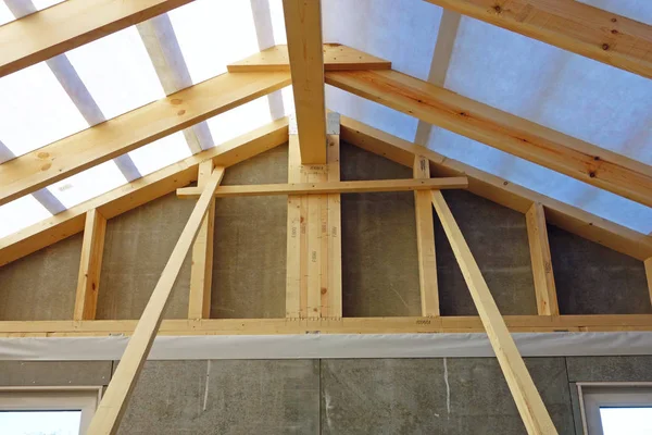 Evin çatı çatı sisteminin aygıt