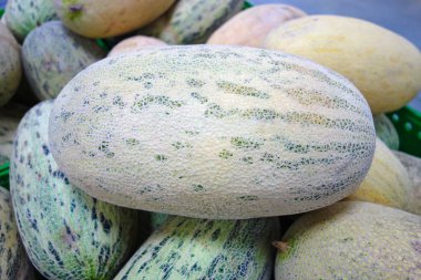 Yığın dikdörtgen kavunlar. Doğa arka plan