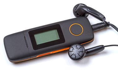 Kompakt Mp3 çalar ve kulaklıklar