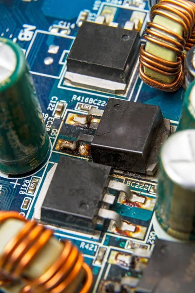 Transistor MOSFET soplado — Foto de Stock