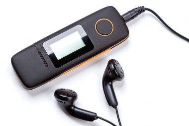 mp3 çalar ve kulaklıklar