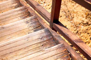 Tahta merdivenleri kapatın..