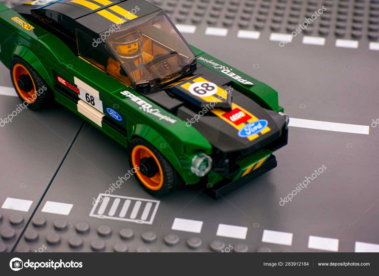 lego mustang 1968