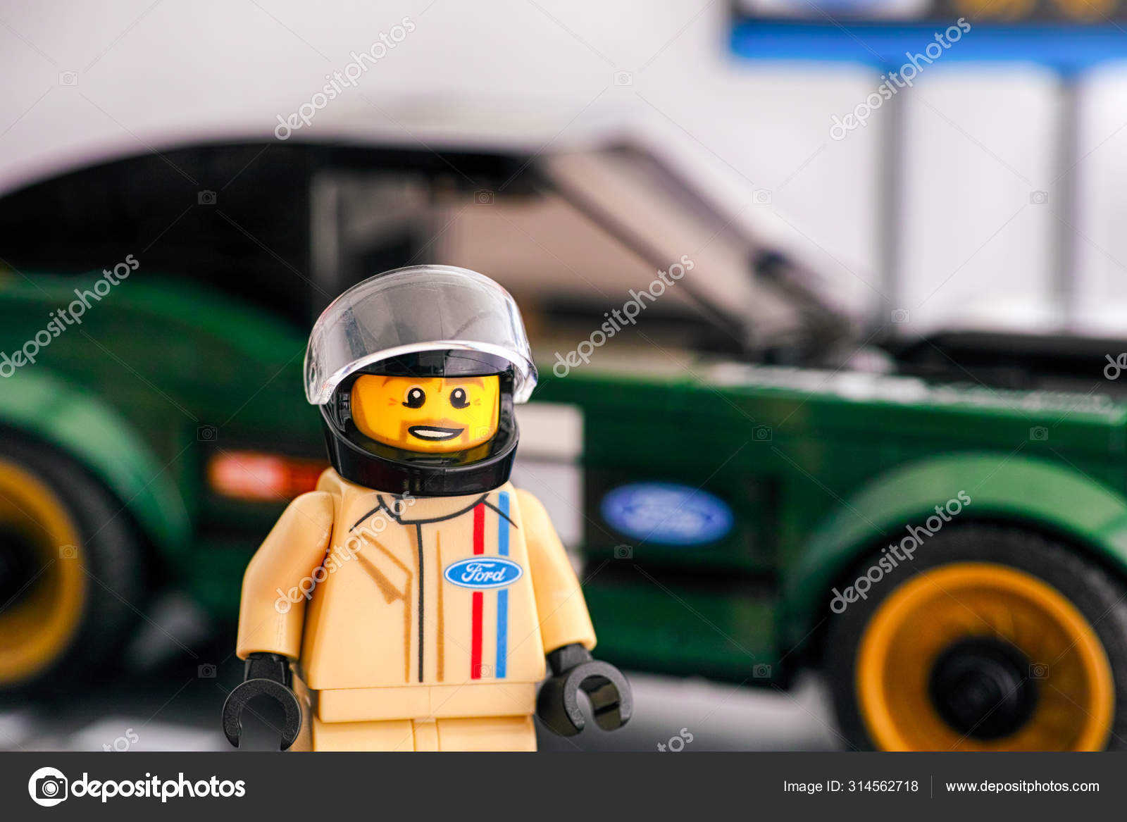 lego mustang 1968