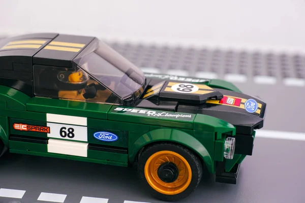 Tambov Ruská Federace Července 2019 Lego 1968 Ford Mustang Fastback — Stock fotografie