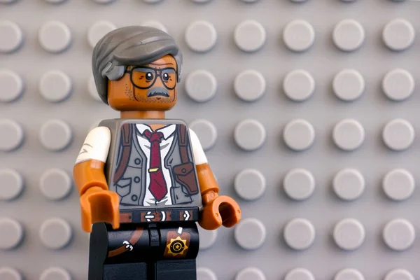 Tambov Ryssland Juni 2020 Porträtt Lego Kommissionär James Gordon Minifigur — Stockfoto