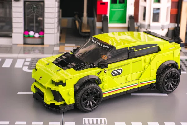 Tambov Ruská Federace Června 2020 Auto Lego Lamborghini Urus Lego — Stock fotografie