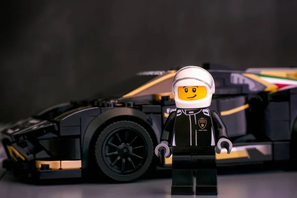 Tambov Ruská Federace Června 2020 Lego Lamborghini Huracan Super Trofeo — Stock fotografie